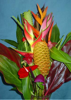 Tropical bouquets perla farms